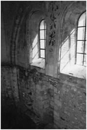 Vue intérieure de la chapelle de Secqueval